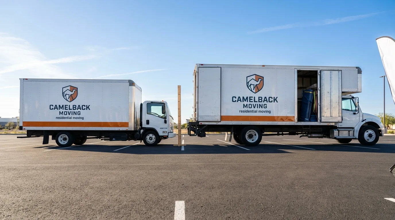 Moving truck size capacity guide in Palm Springs